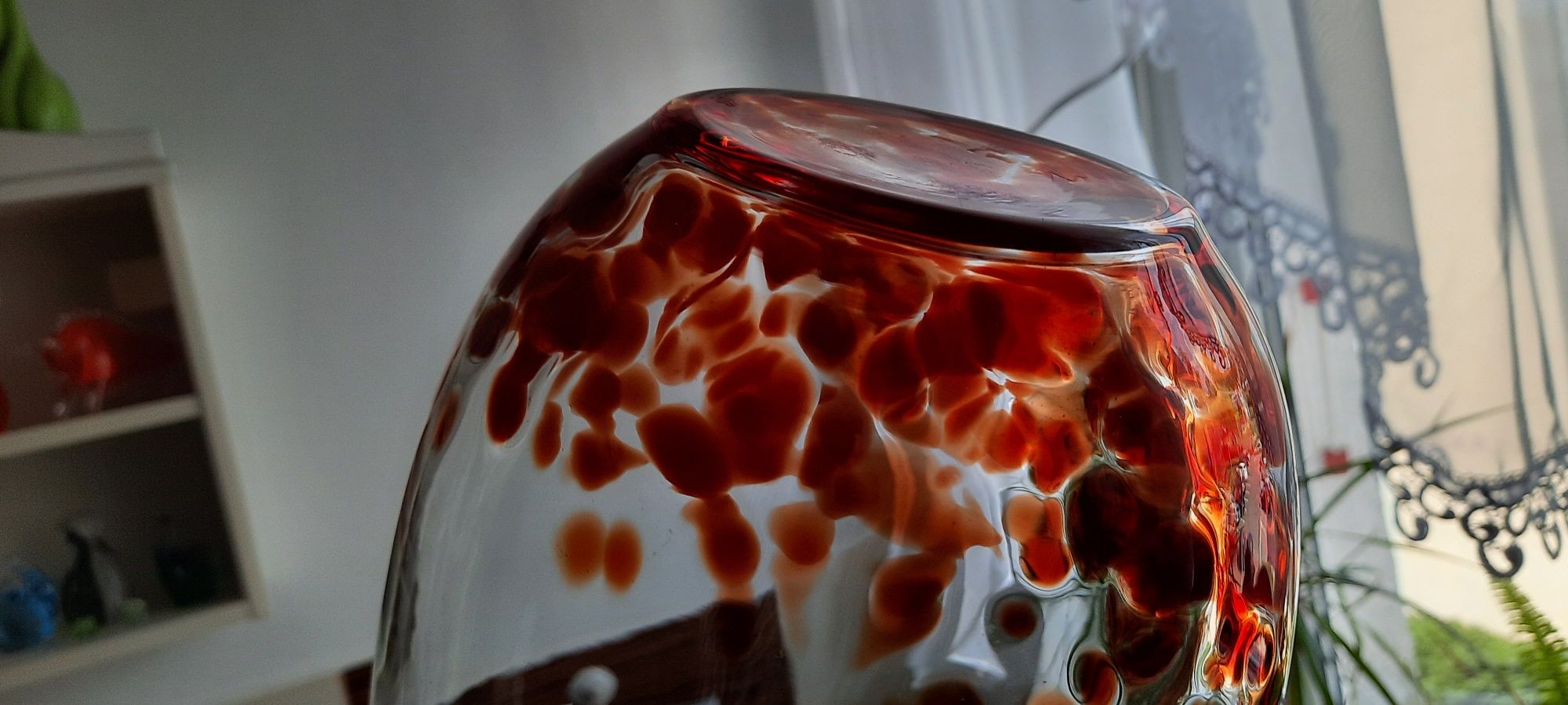 Designerski duży wazon plamiak