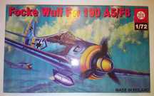 Сборная модель  FW-190A/F  1/72  Plastyk