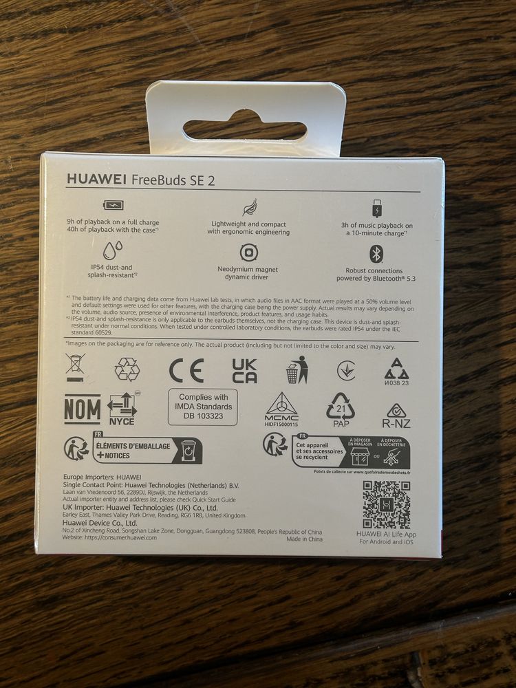 Słuchawki bezprzewodowe HUAWEI FreeBuds SE 2