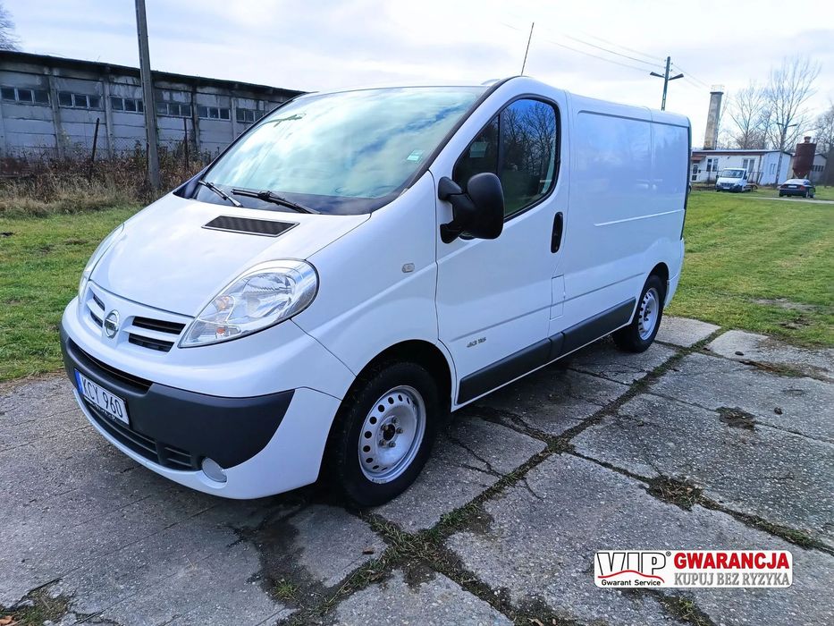 Nissan Primastar, Trafic, Vivaro L1H1 2.0 dCi 115 kM manual, 2011 rok, ORGINALNY NISKI PRZEBIEG 152 tyś. 100% SPRAWNY, PAKA JAK NOWA!  STAN BDB, bezwypadkowy, hak, klima, TRAFIC, VIVARO