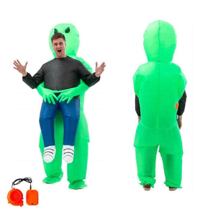 Kostium Dmuchany Obcy Dla Ddorosłych 2 M Strój Karnawałowy / Halloween