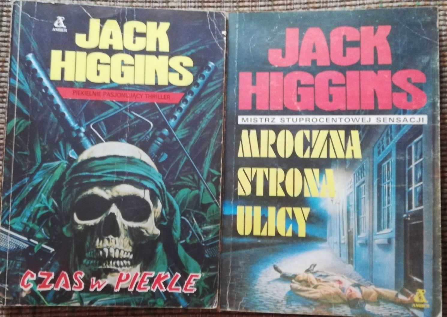 Jack Higgins-Czas w piekle ;Mroczna strona ulicy-cena za zestaw