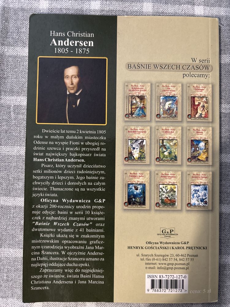 Hans Christian Andersen, Dziewczynka z zapałkami