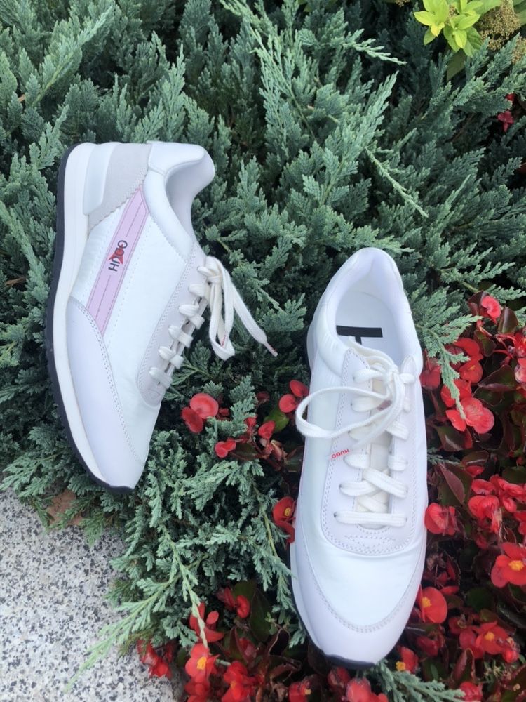 Кроссовки Hugo Boss белые в размерах 37 и 38
