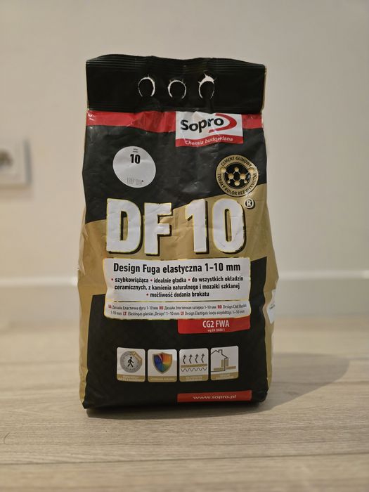 Fuga elastyczna DF10 Biała 10 4 kg Sopro