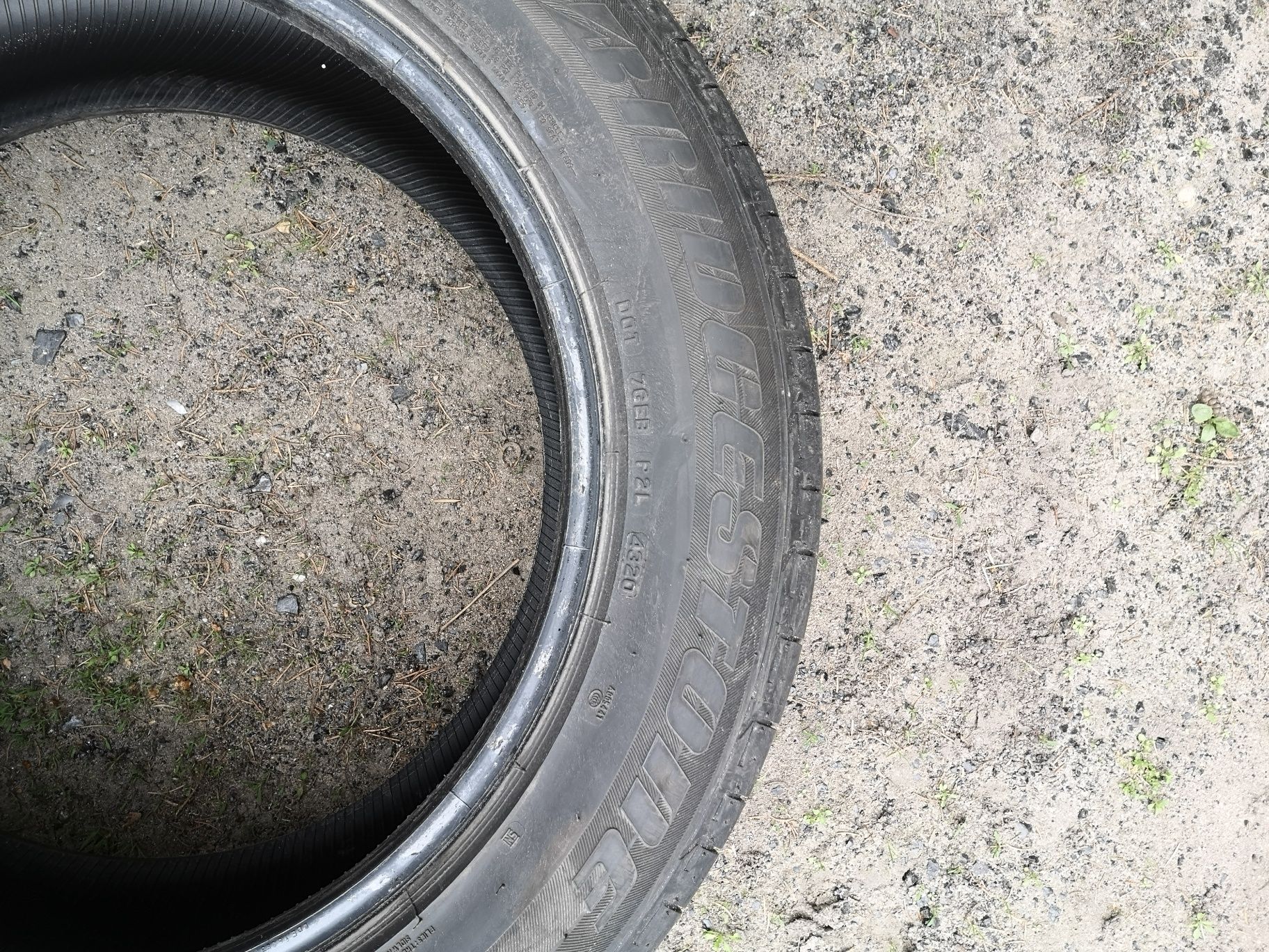 4 opony letnie używane Bridgestone 255/55/R19