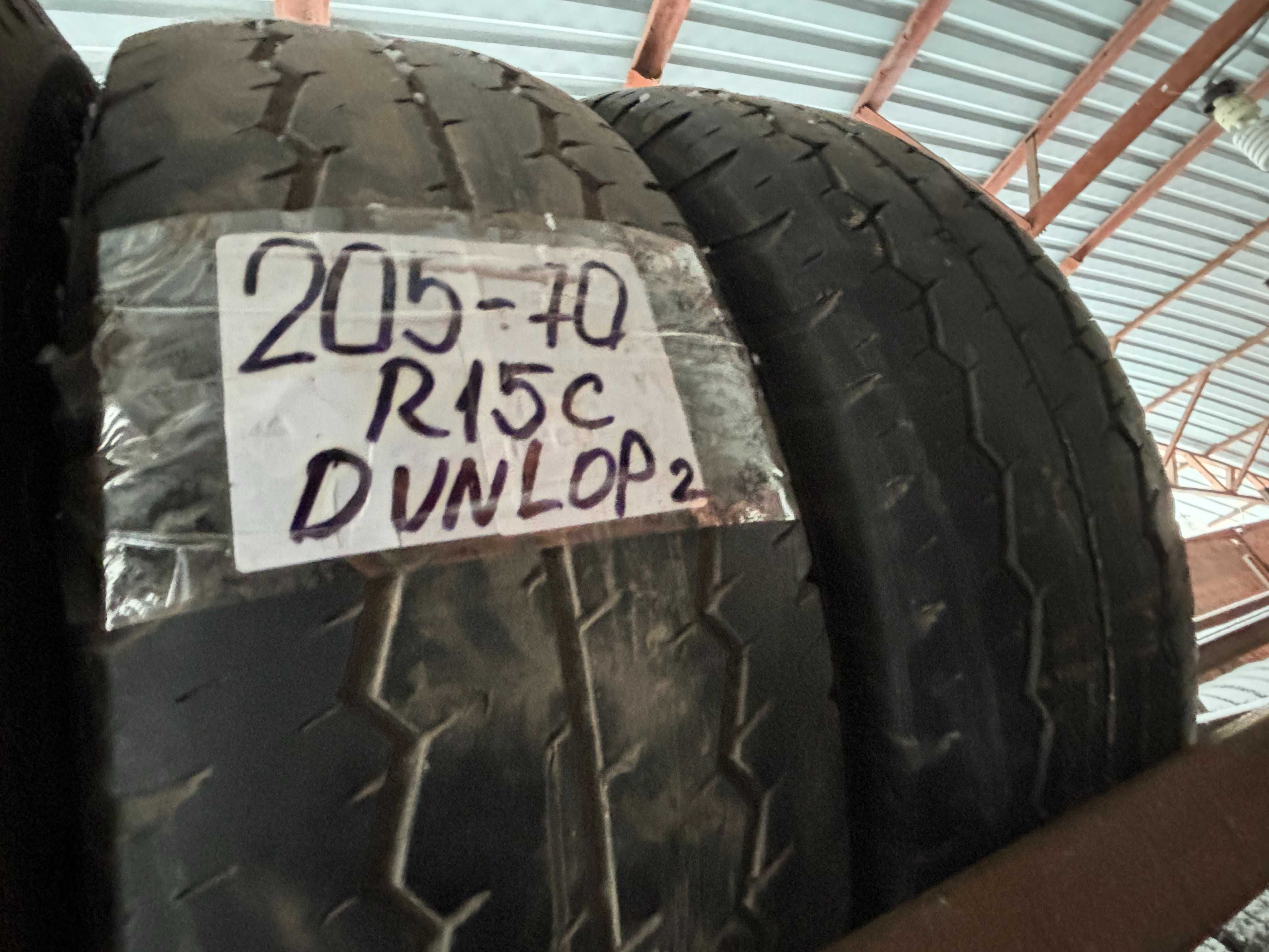 205-70-R15C GOOD YEAR\DUNLOP грузовая резина 2 штуки GERMANY