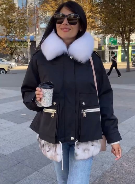 Парка з натурального хутра