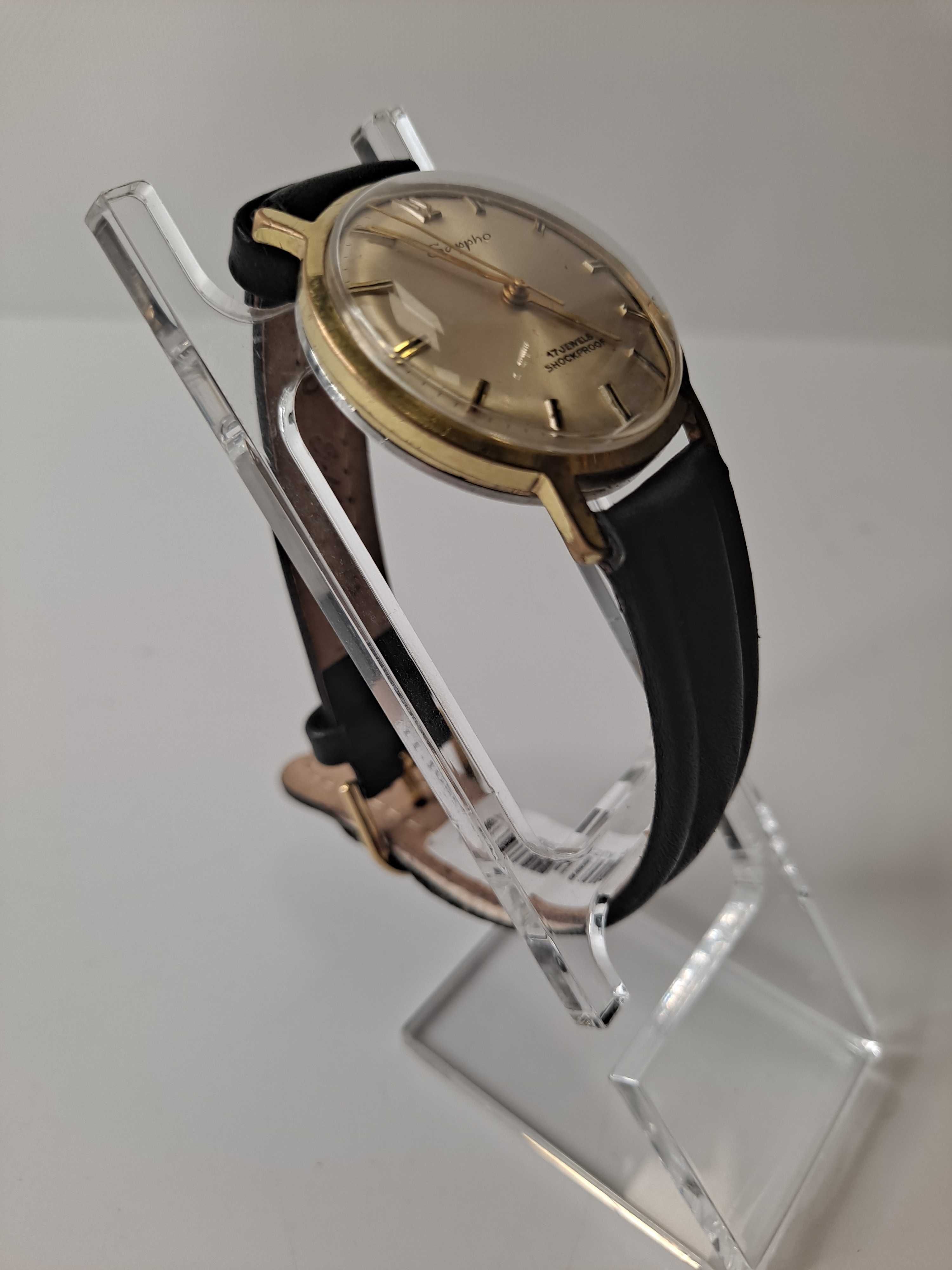 Zegarek Niemiecki mechaniczny Sappho 17 Jewels
