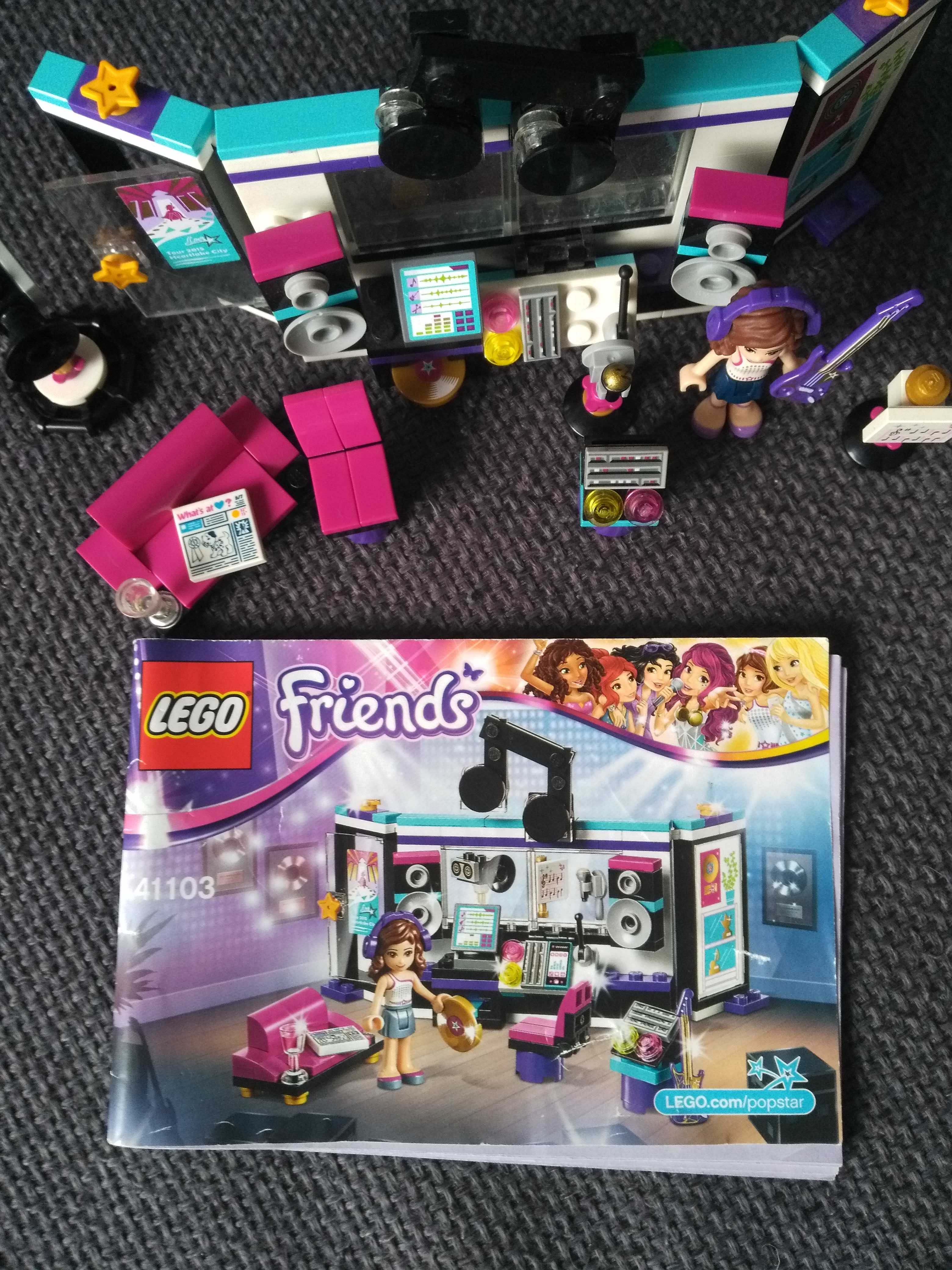 LEGO Friends 41103 Studio nagrań gwiazdy Pop KOMPLETNE + GRATIS