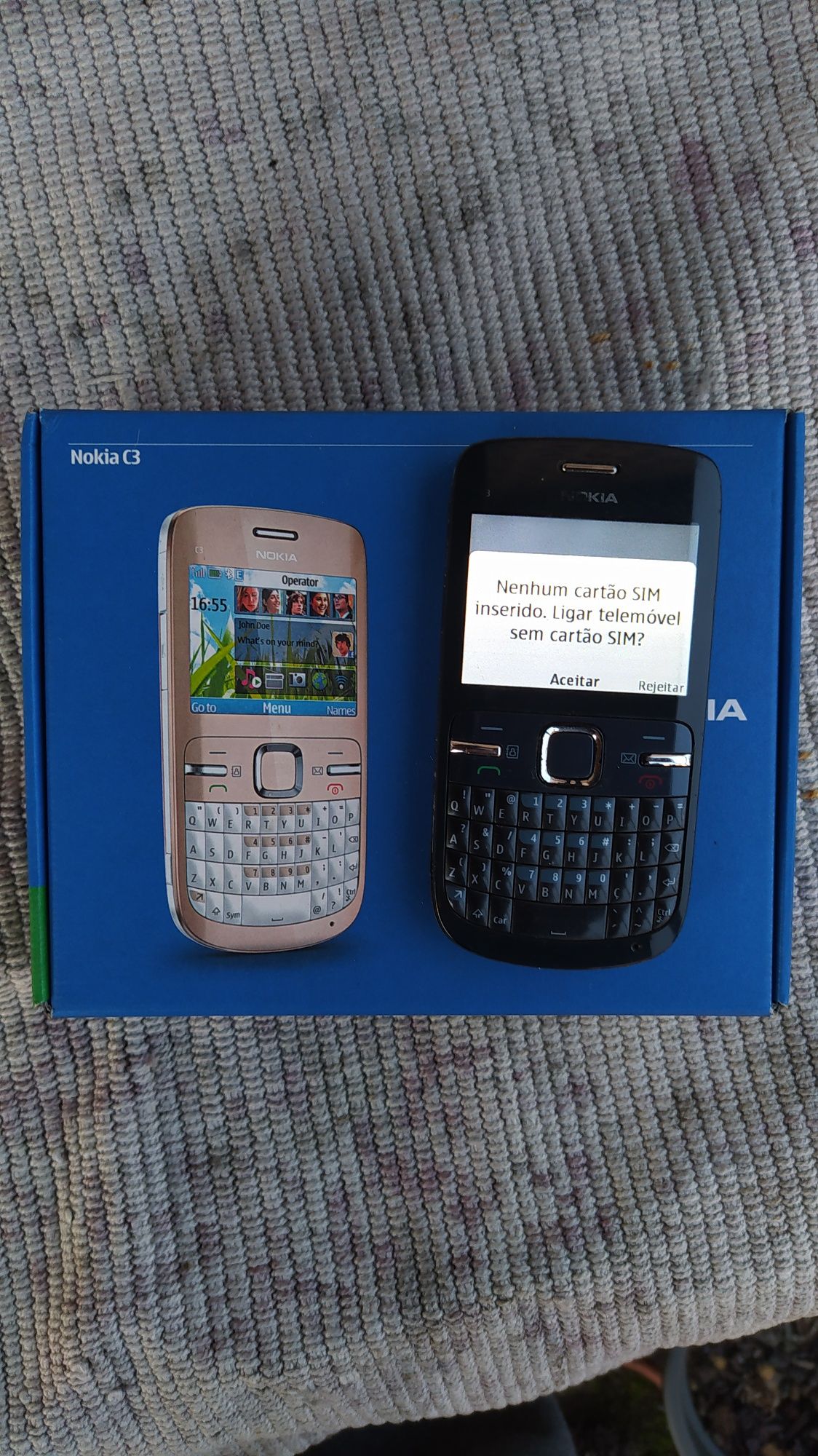 Nokia C3-00, 5310, X2-00, E51, 2630 e 1661 em caixa