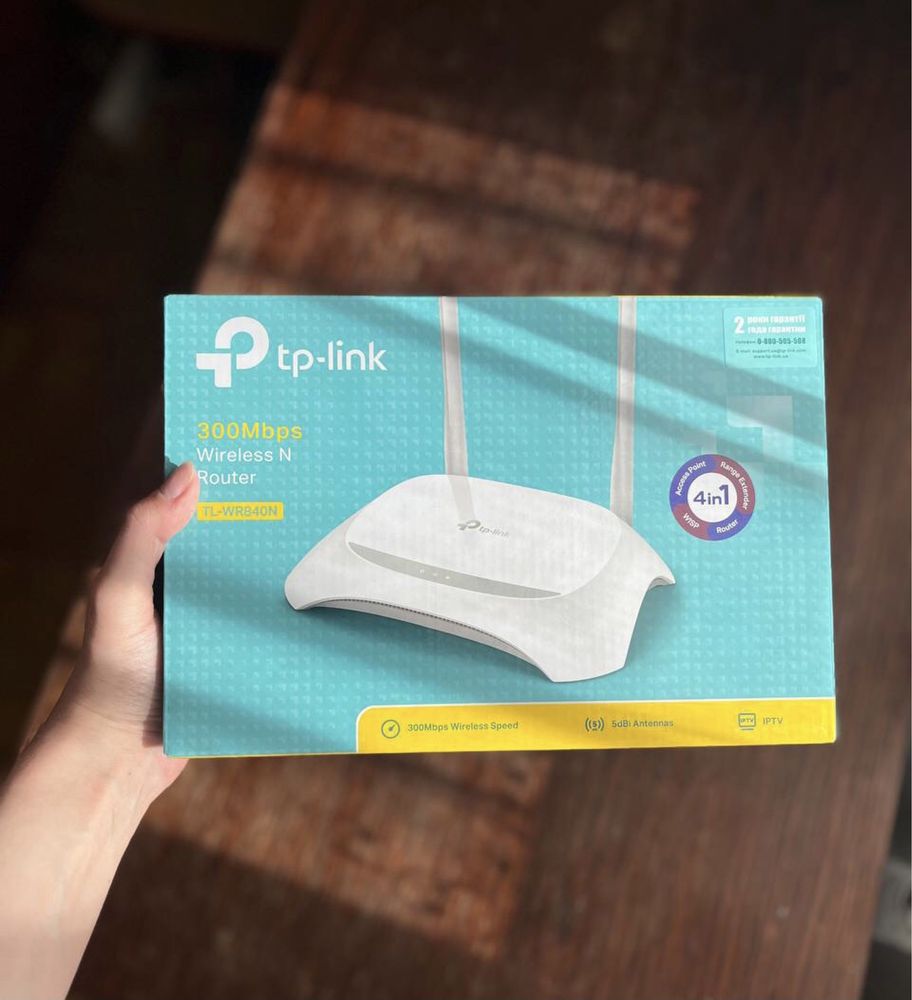 Продам роутер маршрутизатор інтернет WiFi4 TP-Link TL-WR840N