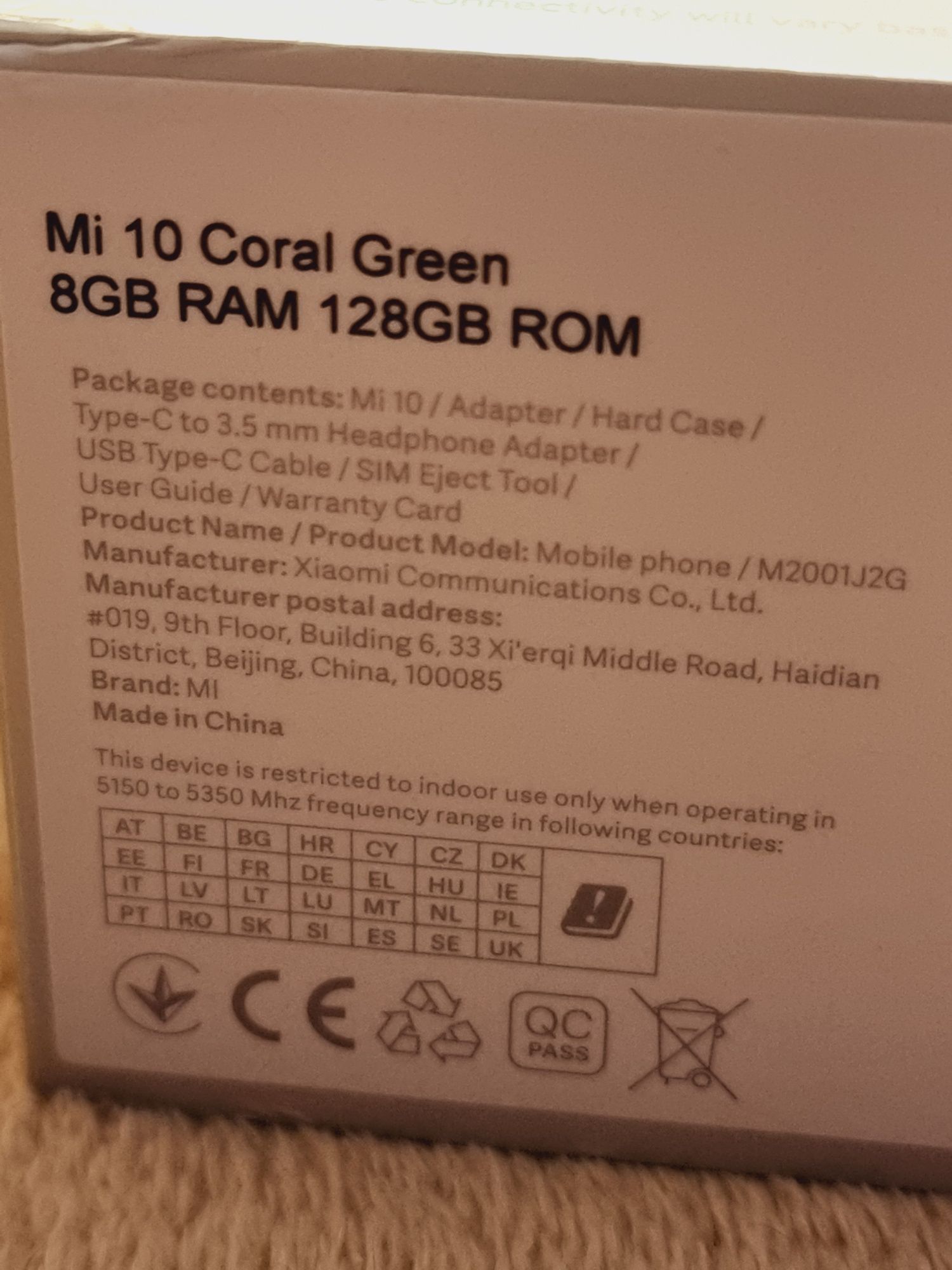Xiaomi Mi 10 5G 8GB/128GB Flagowiec