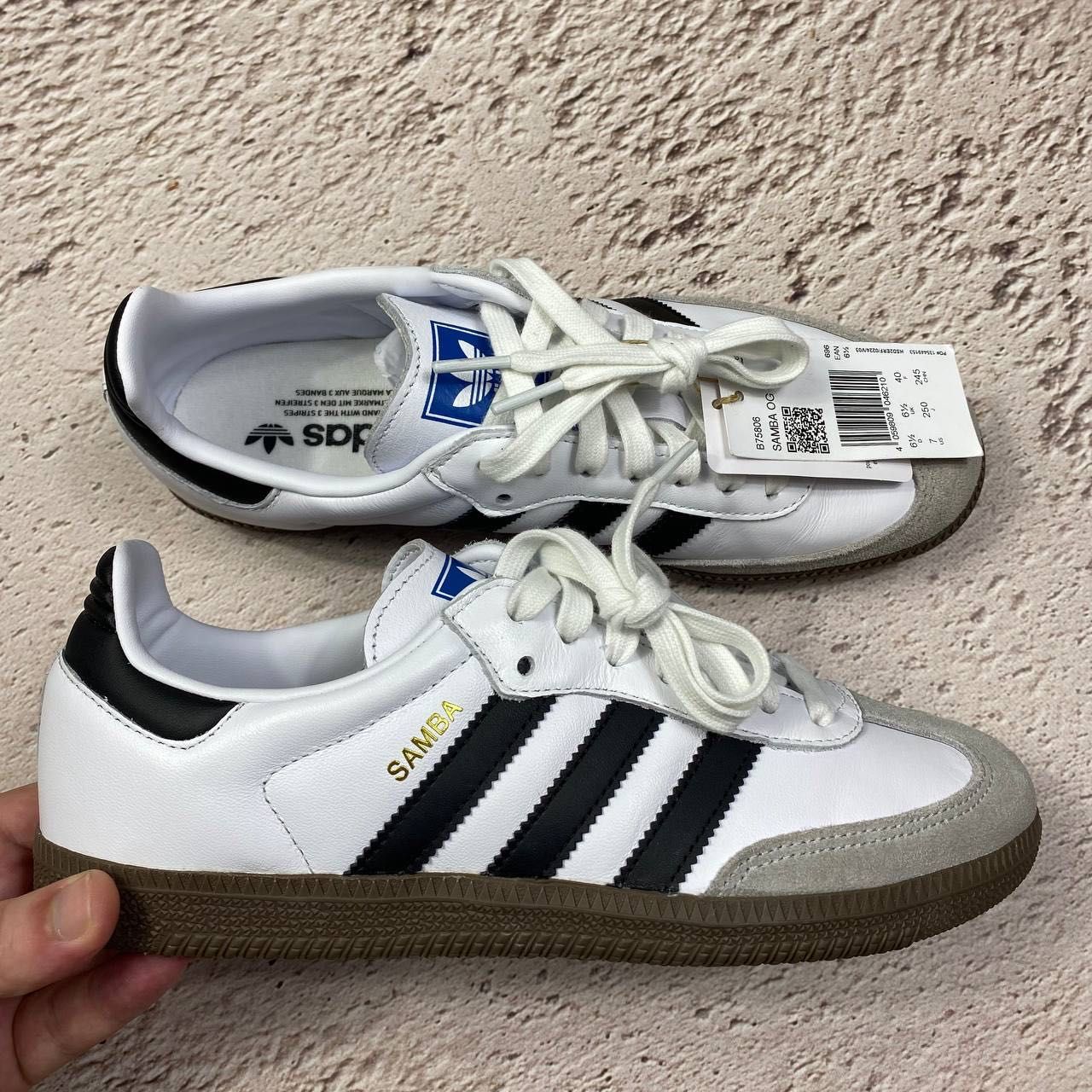 оригінал нові жіночі кеди adidas casual samba og B75806