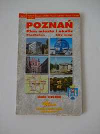 Poznań Plan Miasta I Okolic Z 1999 Roku