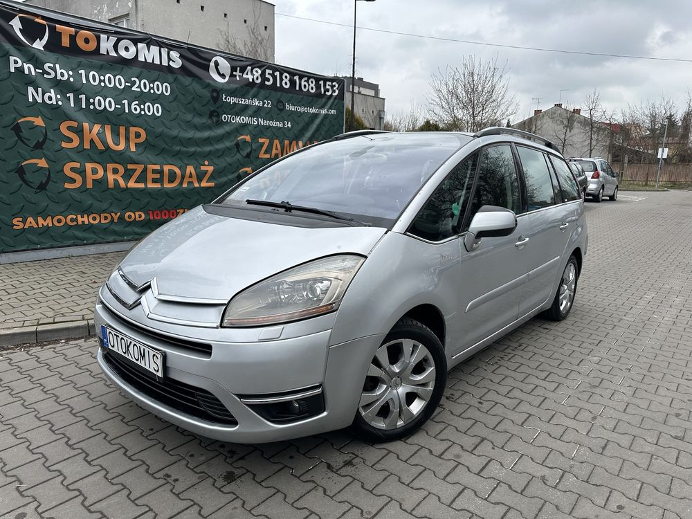 Citroen C4 Grand Picasso 2.0D 2008 rok automat 7 osobowy full opcj