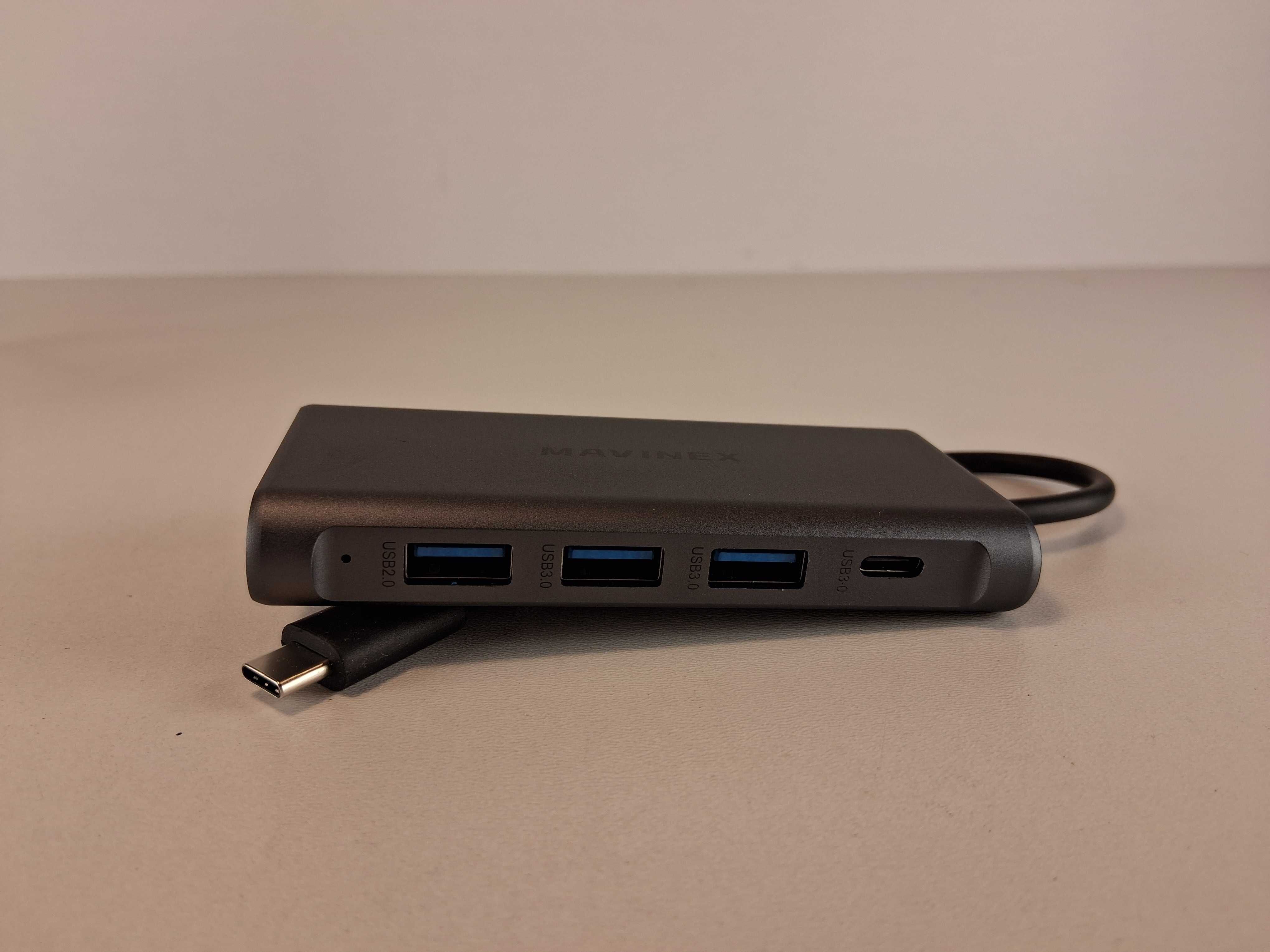 E163 MAVINEX Hub USB-C Stacja Dokująca Adapter Do Laptopa HDMI PD