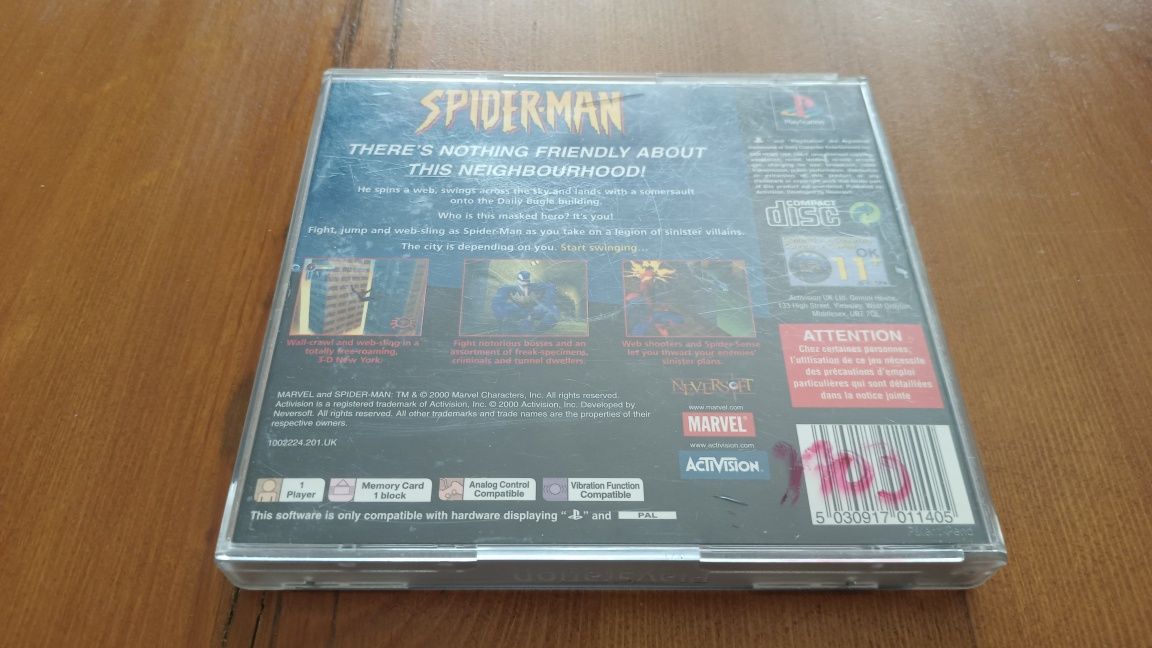 Spider-man PS1 Eng