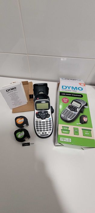 DYMO Máquina de Etiquetar LT-100H com Fita Térmica e Papel