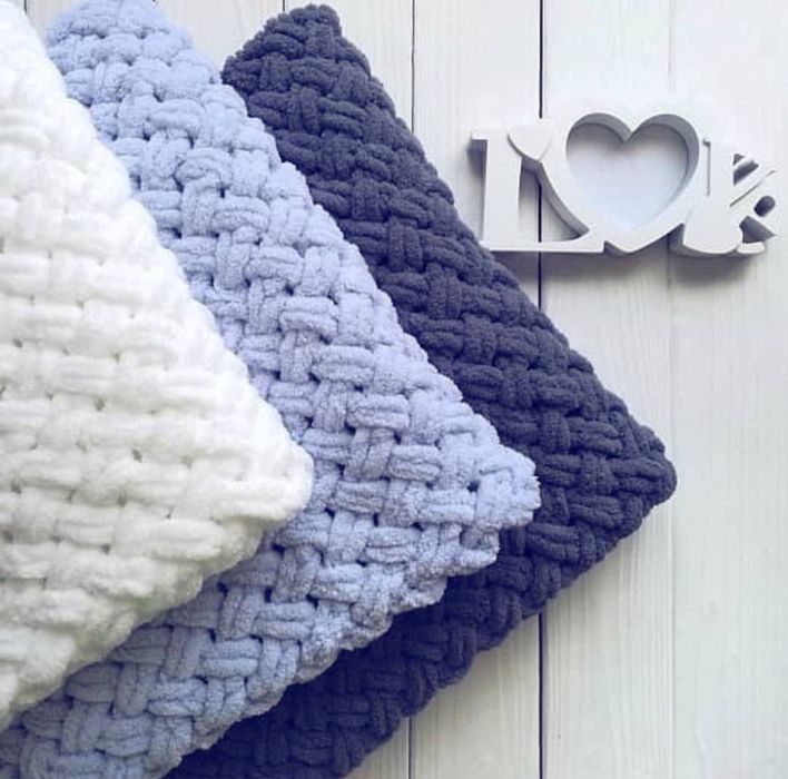 Плед ручной работы