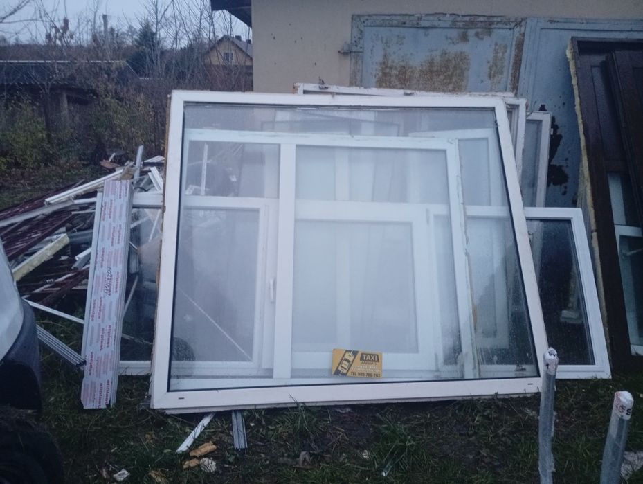 Okno Stałe Fix PVC .Po demontażu