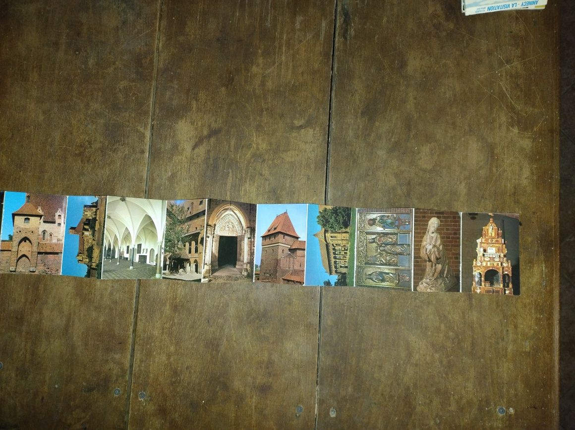 Stare pocztówki,mały format-Malbork