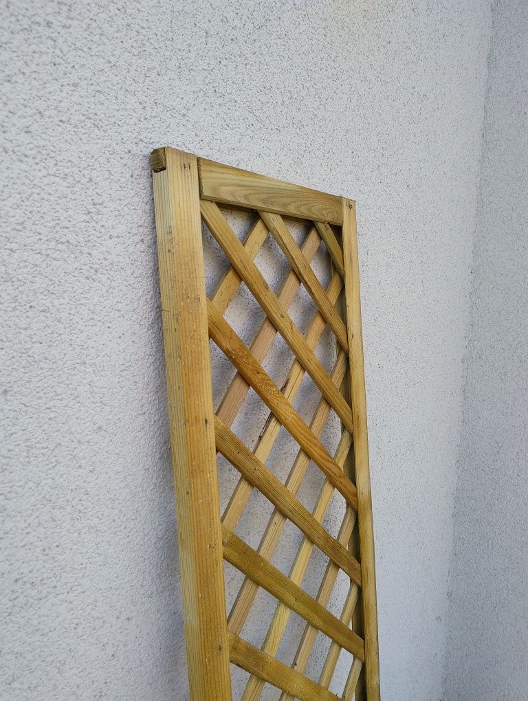 MAŁE OCZKO Kratka Diagonalna 40cm x 180cm Płot Pergola