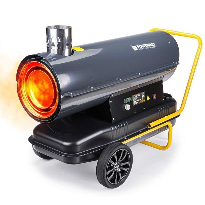 Nagrzewnica olejowa 65kw z odprowadzeniem spalin Powermat