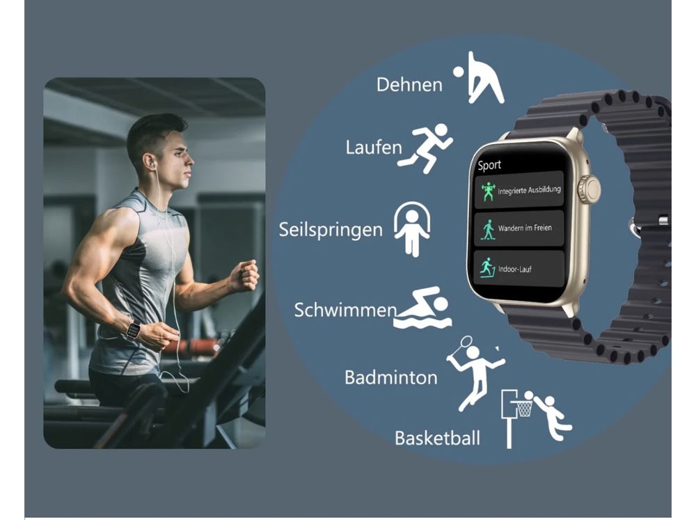 Smartwatch inteligentny zegarek