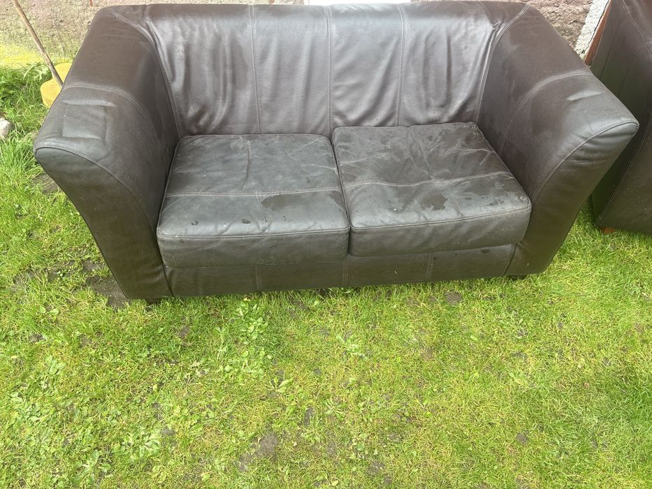 Sofa skórzana dwuosobowa