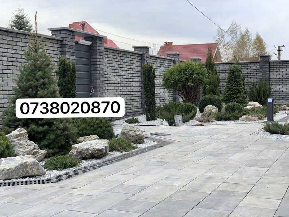 Укладання бруківки / облаштування двору