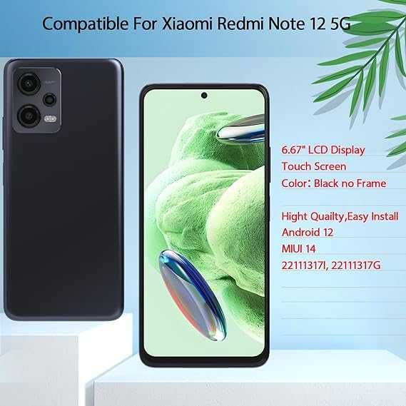 wyświetlacz TFT 6,67" do Xiaomi Redmi Note 12 5G