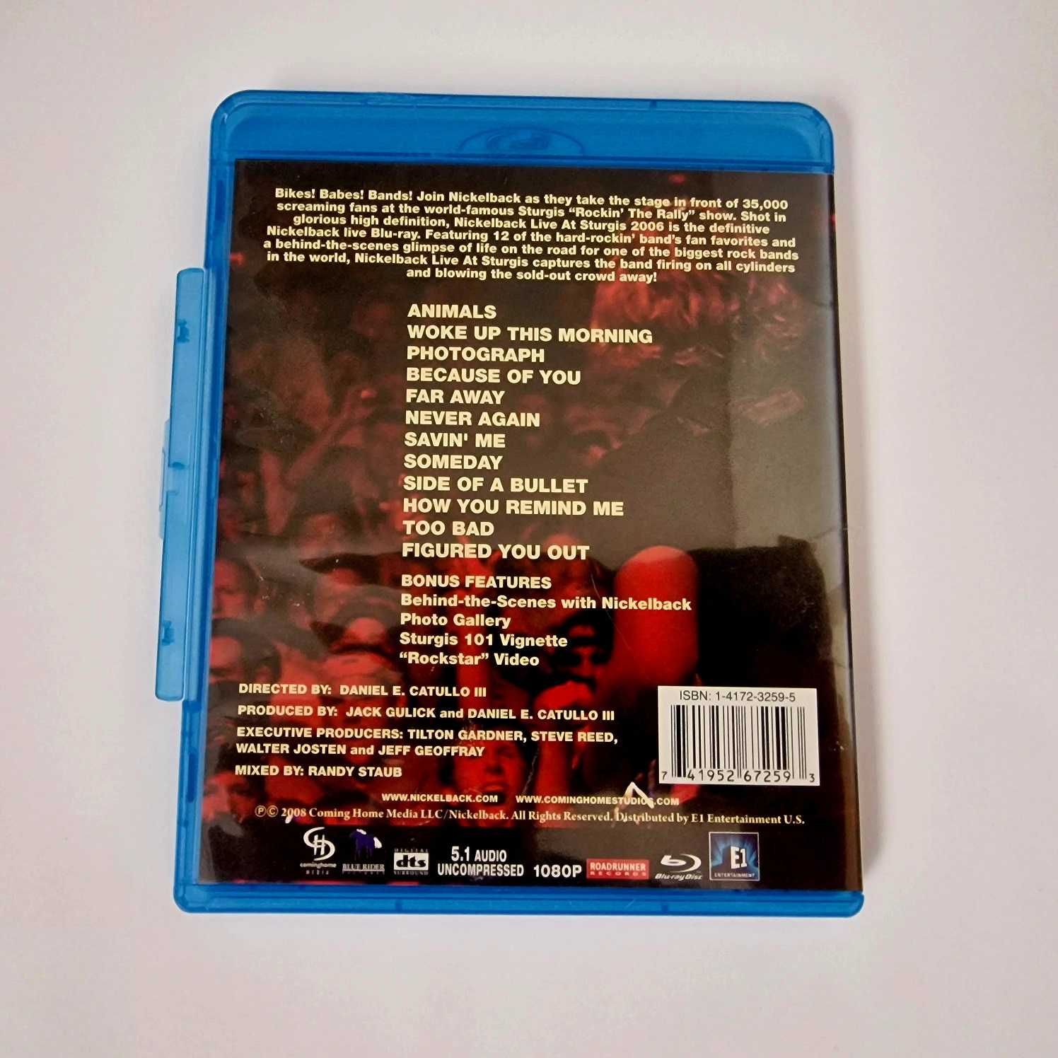 NICKELBACK Blu-ray DVD creed seether papa roach linkin park godsmack