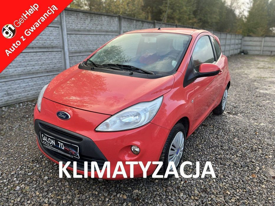 Ford KA 1.2 1 wł Klima Grzane FOtele El szyby Ks Serw Stan BDB BEzwypadk Opłac