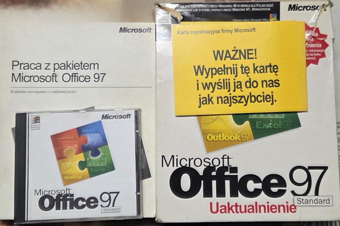 Office 97 standard wersja Box