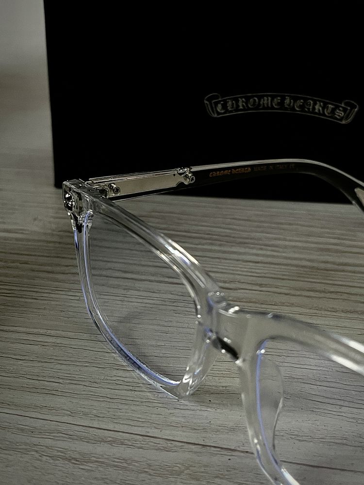 Okulary Chrome Hearts z pudełkiem