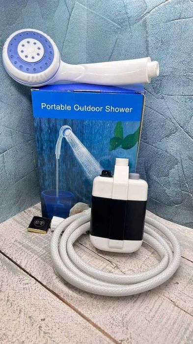 туристический душ от АККУМУЛЯТОРА / ПОХОДНЫЙ ПОРТАТИВНЫЙдуш с насосом