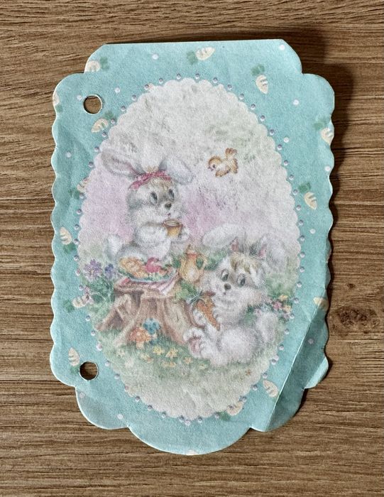 Karteczka do segregatora notesikowa króliczki