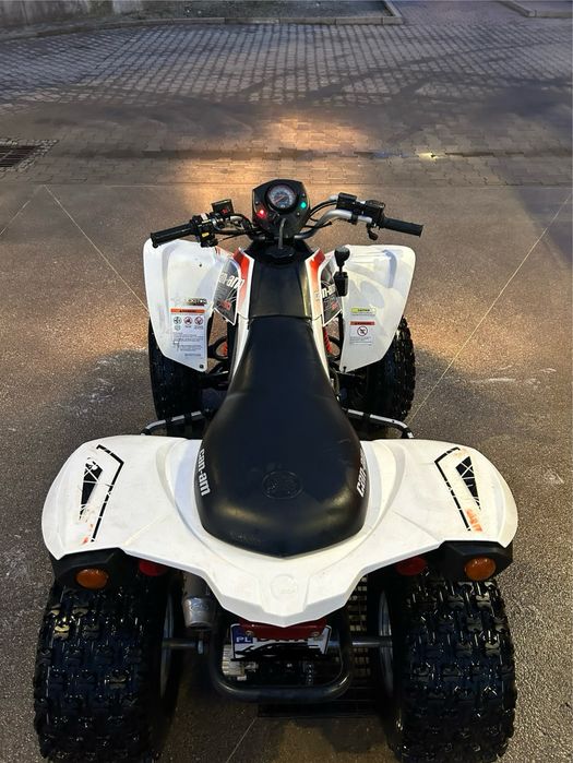 Can-Am 250 DS, sportowy wydech FMF, homologacja doinwestowany