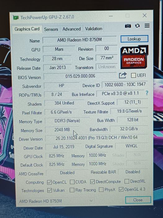 Ігровий HP 17.5" HD/Core i5/8 ОЗП/SSD+HDD/2 gb video