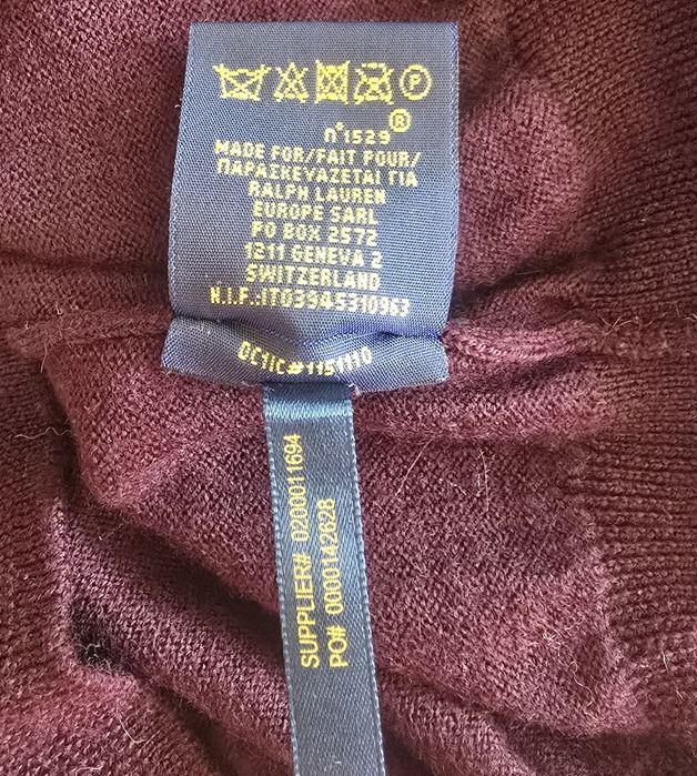 Sweter męski wełniany Ralph lauren XXL