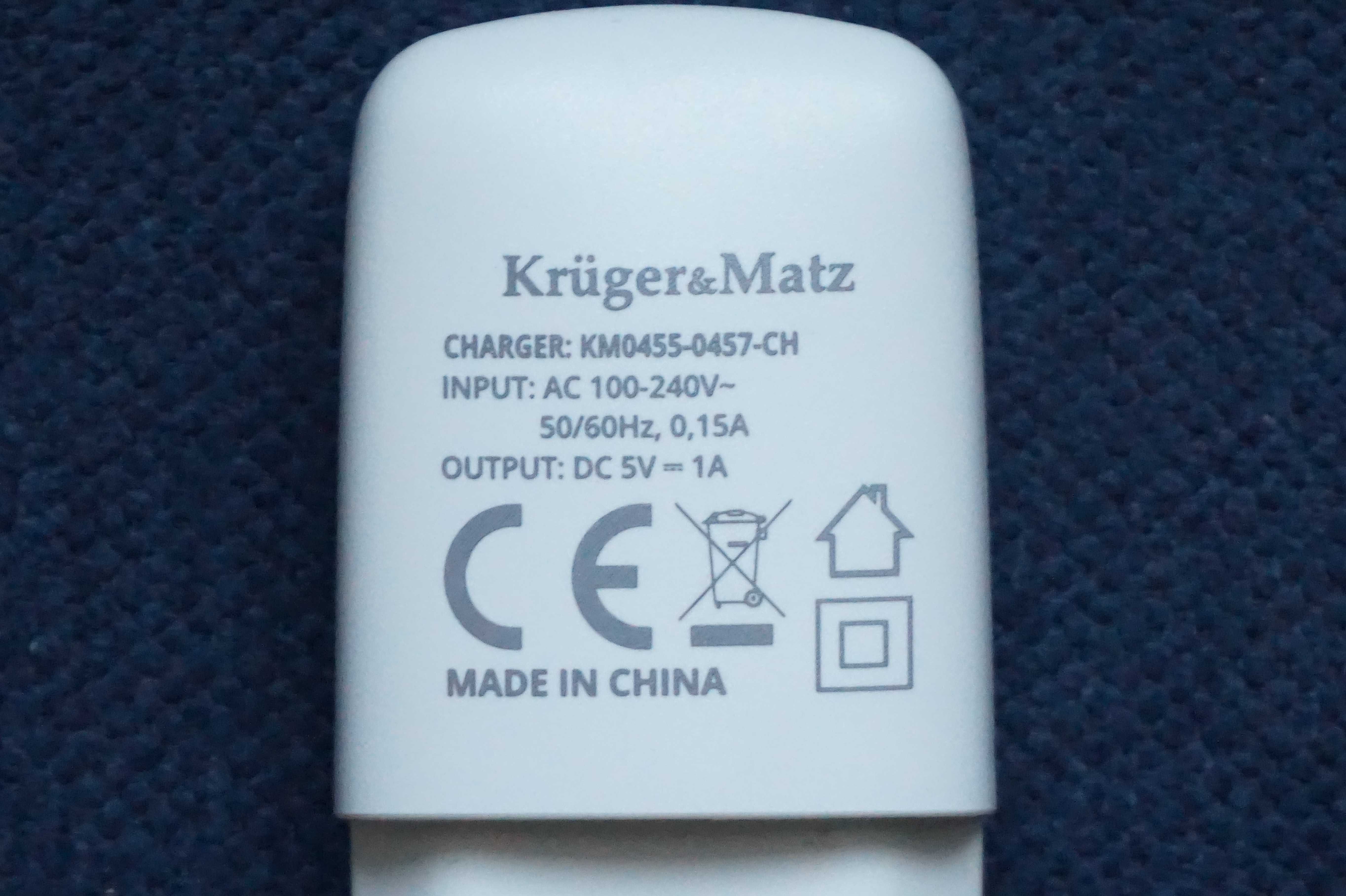 Ładowarka telefon Kruger&Matz 1A samsung huawei lg xiaomi sony noki