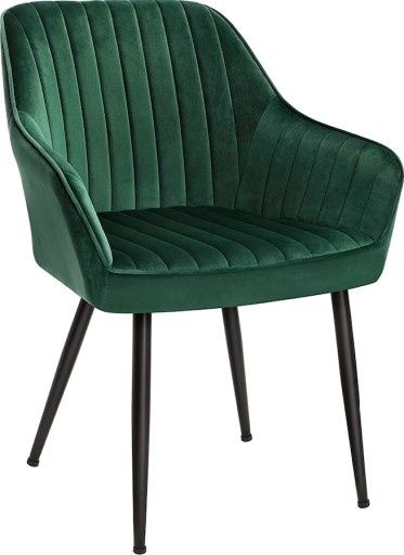 Fotel   krzesło tapicerowane  welur aksamot nowoczesne , elegancie ,st