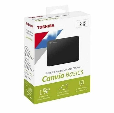 Зовнішній жорсткий диск Toshiba Canvio Basics USB 3.2 2 TB