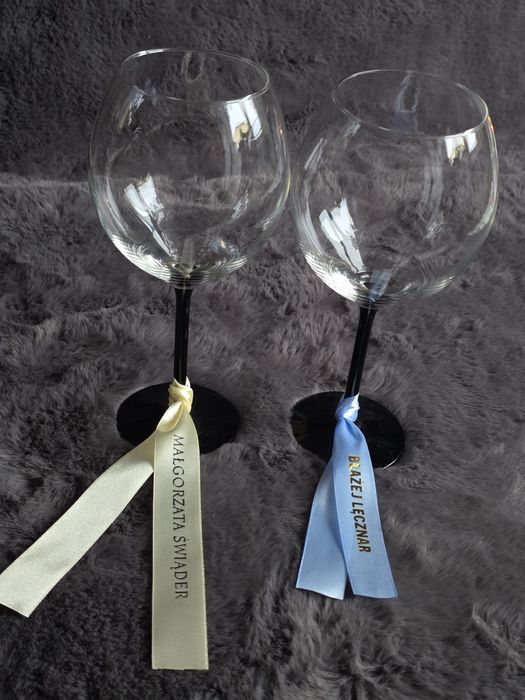 Winietki na wstążce satynowej