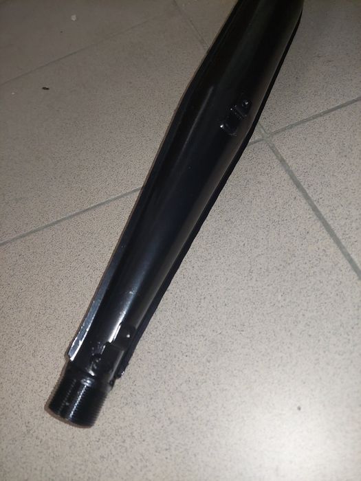 Nowa rura wydechową tłumik Romet motorynka czarny pl