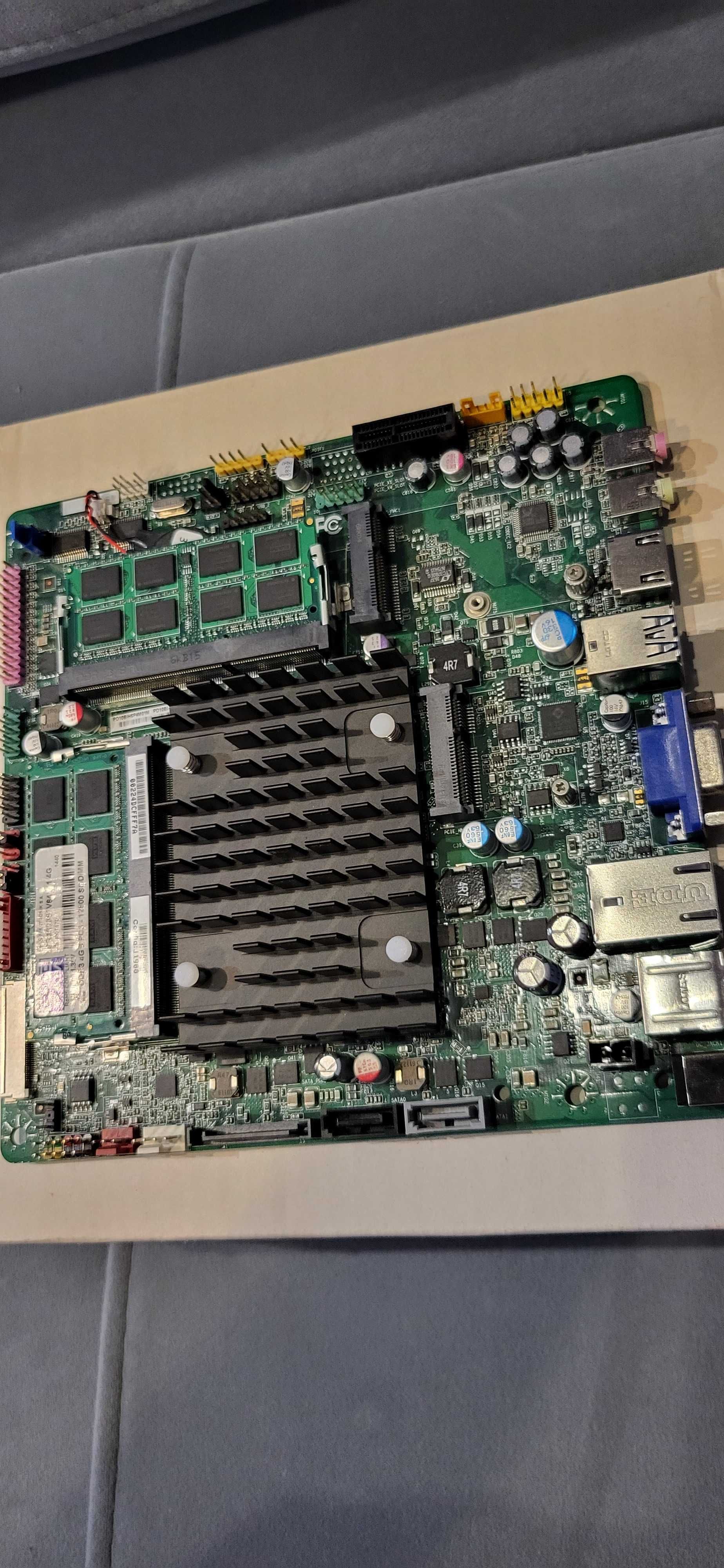 Plyta Mitac mini itx pd10b htpc daphile atom d2800
