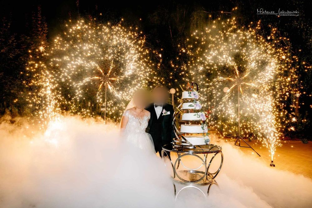 Fotobudka 360, wiatraki iskier, fotolustro, drink bar, ciężki dym, nap