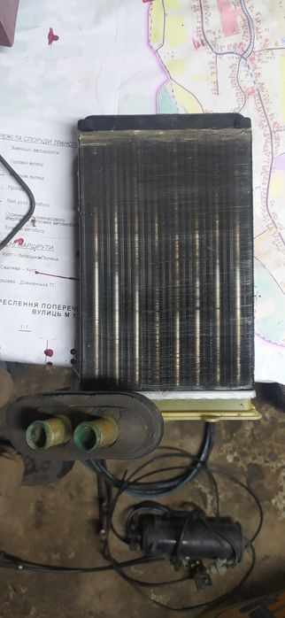 продам радіатор та вентилятор пічки на фольскваген джета 2