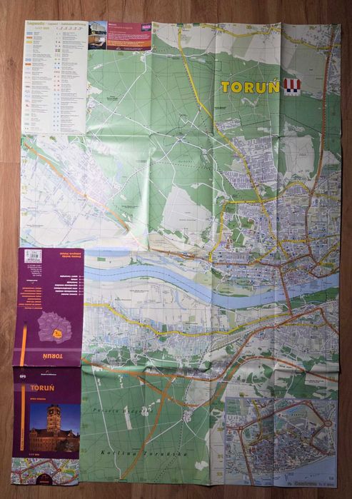 Toruń - plan miasta